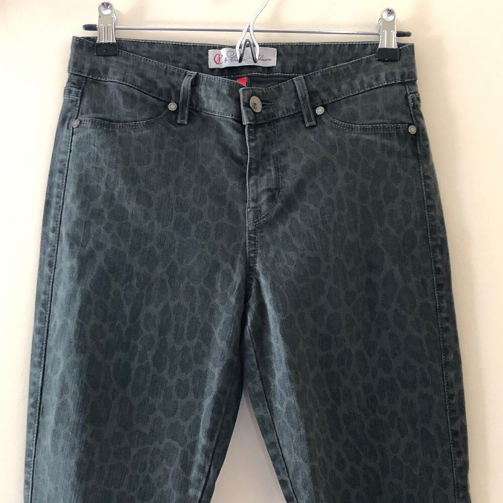 Leopard Print Jeans Size 25